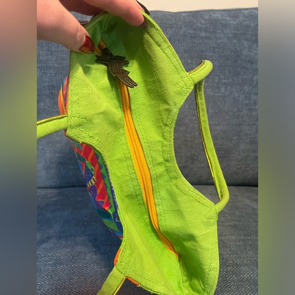 Vintage Laurel Burch Colorful “Dancing Fish” Canvas Tote Bag - Picture 14 of 14